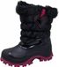 Spirale - Bottes d'hiver pour filles, modèle noir, chaussures de loisirs