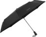 HUGO BOSS Paraplu Double B Pocket Umbrella Black & Gun Zwart