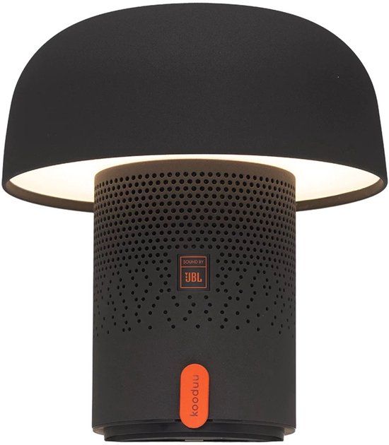 Kooduu Sensa Play - Draagbare Speaker Lamp - Krachtig Geluid - Dimbaar Licht - Anthracite