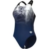 Arena Dames zwempak uit 1 stuk Dreaming V Back Marine/Zwart Maat 46