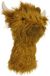 Daphne Driver Headcover Highland Cow