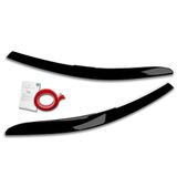 Koplampspoilers RDX Racedesign Koplampspoilers compatibel met Volkswagen Passat 3G B8 2014-2019 & 2019- (ABS zwart glanzend)