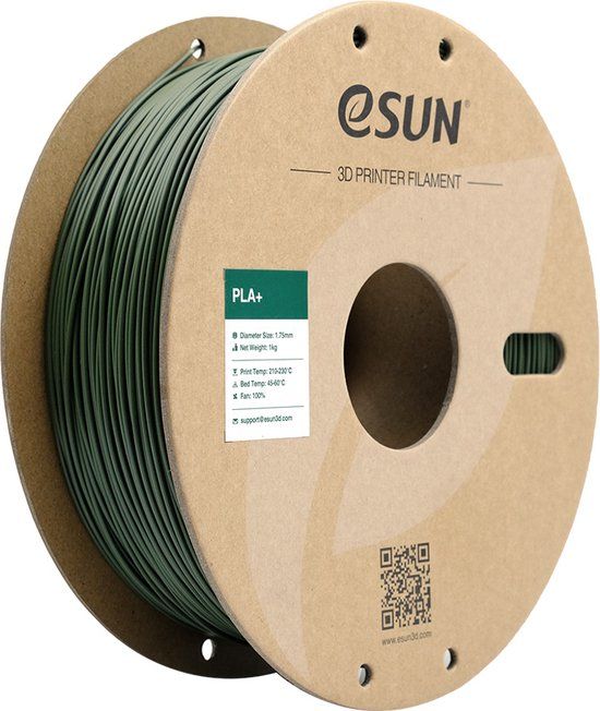 eSun Olijf Groen PLA+ Filament - 1.75mm - 1kg