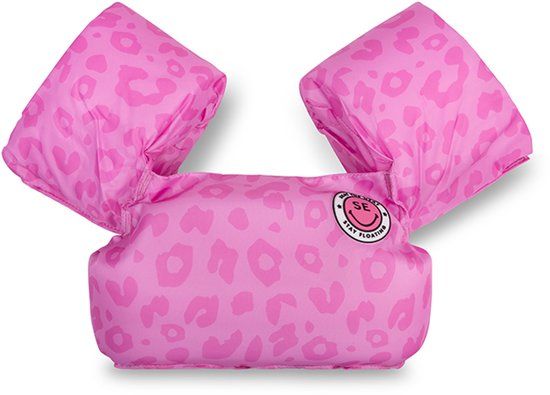 Swim Essentials Jumper met panterprint - Zwemvest - Drijfvest kind - Reddingsvest - 2-6 jaar - Foam - roze