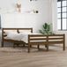 Maison Exclusive - Lit en bois massif, brun miel, 140x190 cm