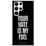 ERT GROUP mobiel telefoonhoesje voor Samsung S22 ULTRA origineel en officieel erkend Babaco patroon My fuel 002 optimaal aangepast aan de vorm van de mobiele telefoon, hoesje is gemaakt van TPU