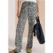 Icecat pantalon droit à imprimé zèbre