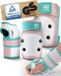 99FLIPS Kniebeschermer Set - 6 stuks - Bescherming Kinderen Knee en Elbow Bescherming - Skaten Protection Beschermset - CANDY PINK - Maat S/M