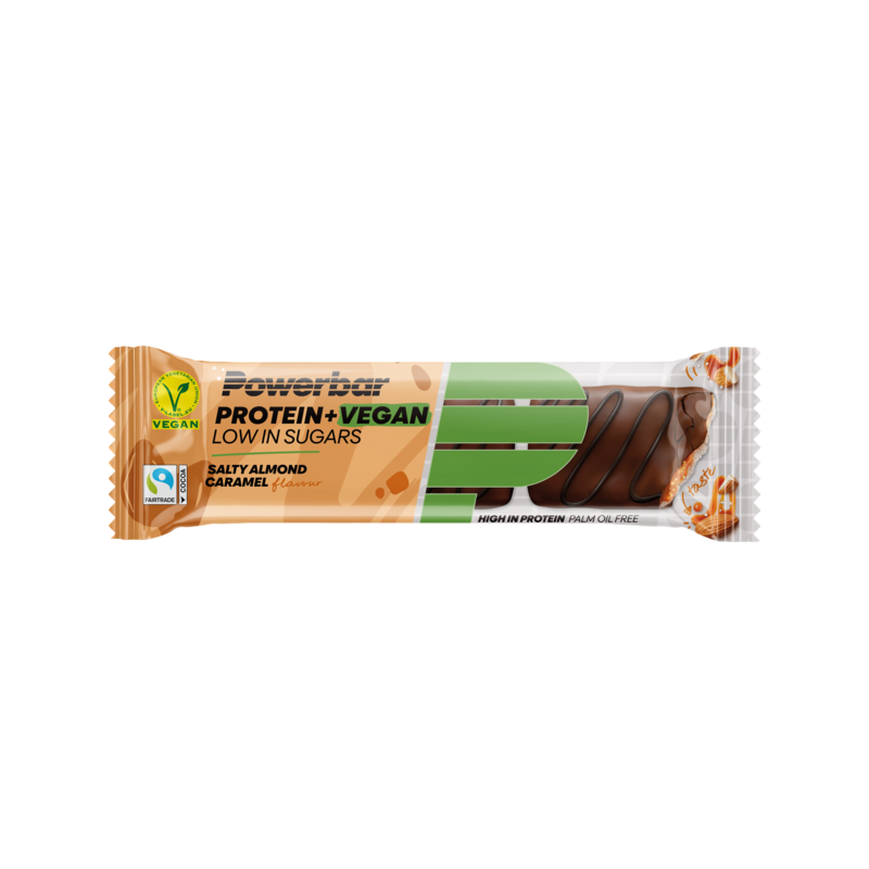 Powerbar Powerbar Protein+ Bar Vegan - 12 x 2 x 21 gr - Salty Almond Caramel