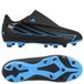 adidas Performance F50 Hyperfast Club junior imitatieleren voetbalschoenen - zwart/blauw
