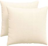 vidaXL - Zitkussens - 2 stuks - Crème - 50 x 50 cm - Corduroy stof