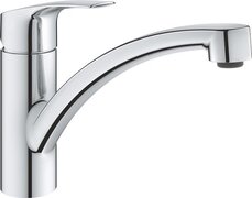 GROHE Eurosmart 1-gats keukenkraan m. lage draaibare uitloop chroom 33281003