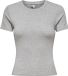 ONLY ONLRILEY S/S TOP JRS NOOS T-shirt Femme Gris Coton 36