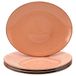 Creatable 24789 Serie Vintage Nature 4-delige set porseleinen steakborden voor 4 personen, vaatwasser- en magnetronbestendig, Made in Europe