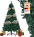 GTPLAYER Kerstboom 192 cm PVC met 1000+ Punten en Metalen Standaard Groen
