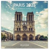 Grote DRAEGER PARIS 1886 PARIS Grote wandkalender 29 x 29 cm 2025