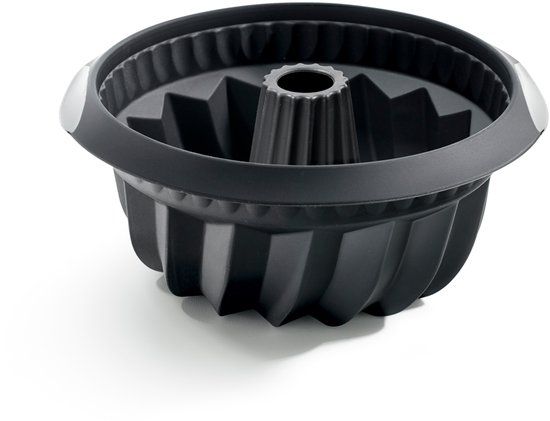 Lékué Savarin Bakvorm 22 cm Zwart Silicone