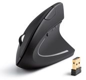 Merkloos Logitech Muis draadloos - Verticaal ergonomisch - 1600 DPI - 5 toetsen - Zwart
