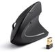 Merkloos Logitech Muis draadloos - Verticaal ergonomisch - 1600 DPI - 5 toetsen - Zwart