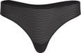 Hunkemöller Dames Lingerie Invisible string Stripe mesh - Zwart - maat XS