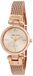 ANNE KLEIN Montre pour femme avec bracelet doré en maille et cadran à diamant véritable