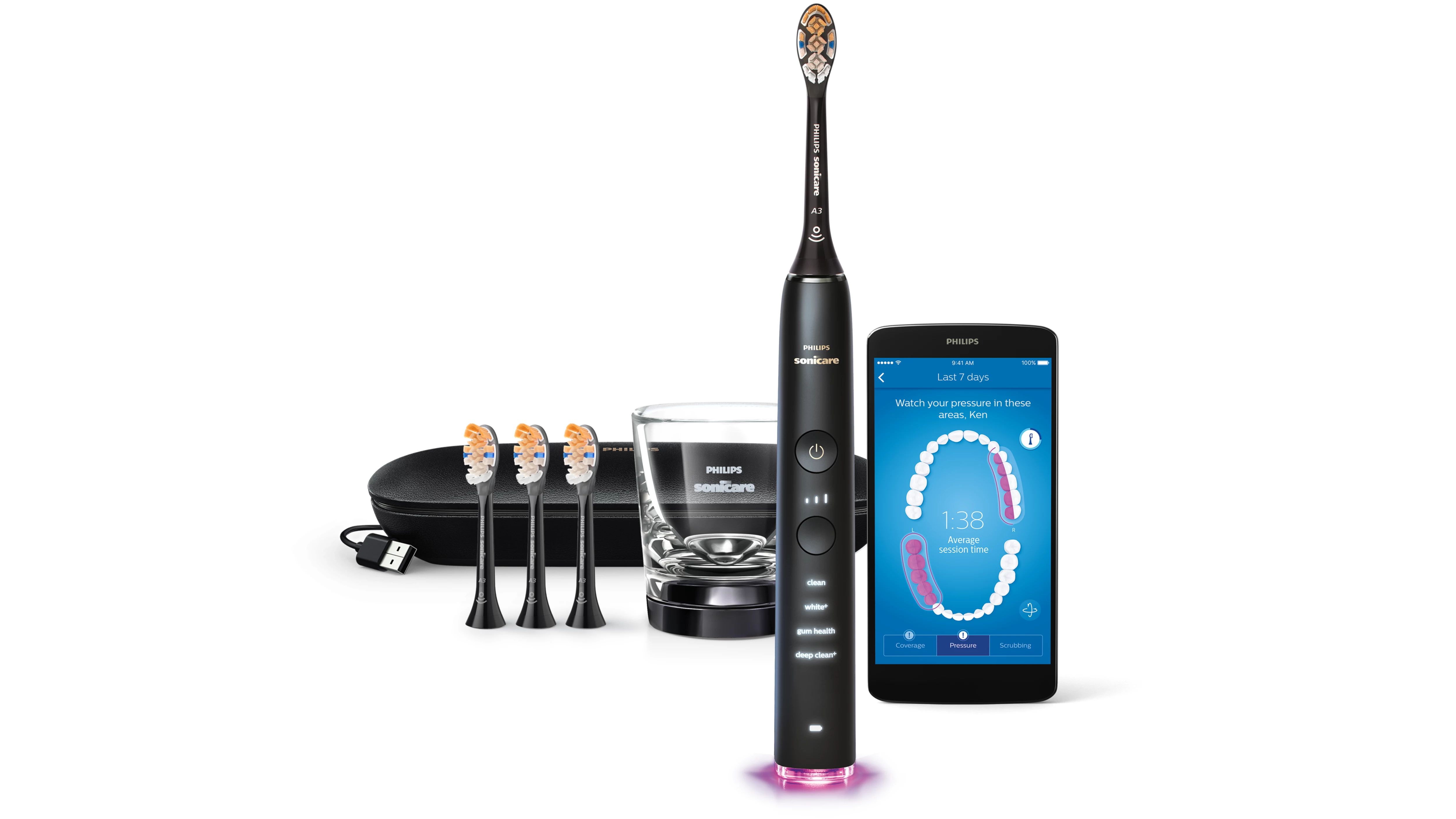 Philips DiamondClean Smart 9400 HX9918/89 - Elektrische sonische tandenborstel - Zwart