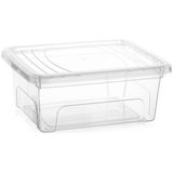 PLASTICFORTE Opslagbox Easy met deksel - 2.6 Liter - Transparant - Kunststof