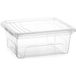 PLASTICFORTE Opslagbox Easy met deksel - 2.6 Liter - Transparant - Kunststof