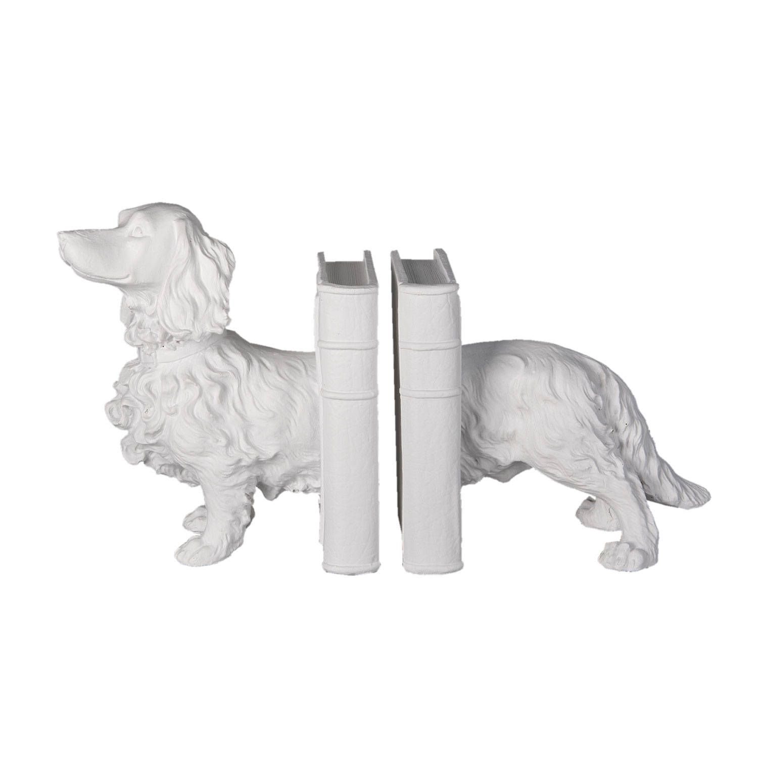 Clayre & Eef Boekensteun (2) Hond 28x12x22 cm 6pr3394
