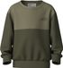 NAME IT Jongens Sweater NMMVEMIL LS NREG SWEAT BRU - Lange mouw - Katoen - Olive Night - Maat 116