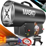 Masko Canon à air chaud - 30kW Noir