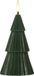 Star Trading Kaars Grany, kerstboom, groen, zuilkaars, LED, timer, warm wit, 15 cm