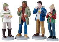 Lemax Food Truck Patrons - Set van 4