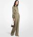 Michael Kors combinaison en satin verte (40)