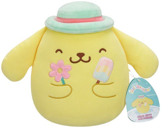 Squishmallows Hello Kitty and Friends Seize the Moment Pompompurin Popsicle 20cm Plush