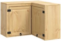vidaXL Kast SKI Honingbruin 80 x 80 x 60 cm Massief Grenenhout