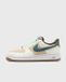 Nike Air Force 1 Retro QS Easter Sneakers Unisex Wit/Blauw/Mint Leer Rubber Maat 38