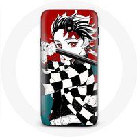 Maniacase Hoesje voor Samsung Galaxy S5 Tanjiro Demon Slayer Kimetsu no Yaiba Anime