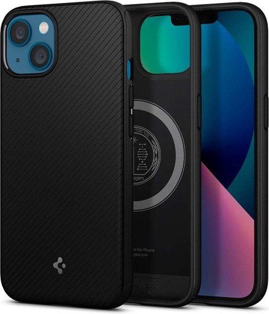 Spigen Mag Armor iPhone 13 mini hoesje Zwart