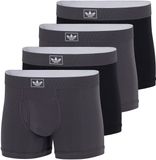 ADIDAS ORIGINALS Boxershorts ' Comfort Cotton Rib ' donkergrijs / zwart