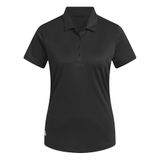 adidas Performance Solid Performance Poloshirt Dames Zwart S