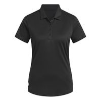 adidas Performance Solid Performance Poloshirt Dames Zwart S
