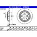 ATE Lot De 2 Disques De Frein 24.0110-0411.1 Hyundai 58411-d4650