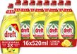 Dreft Platinum Quickwash Citroen Vloeibaar Handafwasmiddel - 16 x 520ml
