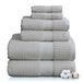 NY Loft 100% katoenen handdoekenset 6-delig | Super zacht en absorberend sneldrogend 2 badhanddoeken 2 handdoeken en 2 washandjes | Getextureerd en duurzaam katoen | Trinity Collection