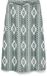 VERO MODA VMMYMILO 7/8 SKIRT WVN GA Dames Rokken Groen Viscose Linnen Regular Waist Print Herfst/Winter 2025