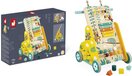 Janod Tropik Baby Loopwagen - Houten Looptrainer Met 6 Activiteiten - Vanaf 1 Jaar