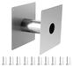 Double-walled stainless steel thimble for wood stove ventilation