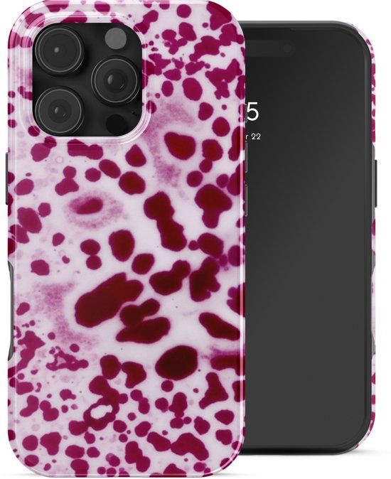 Selencia Hoesje - Geschikt voor Apple iPhone 16 Pro - Backcover - Cosmic Orchid