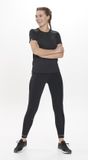Elite Lab Kurzarmshirt Tech Elite X1 Dames XS Zwart Polyester/Elastaan